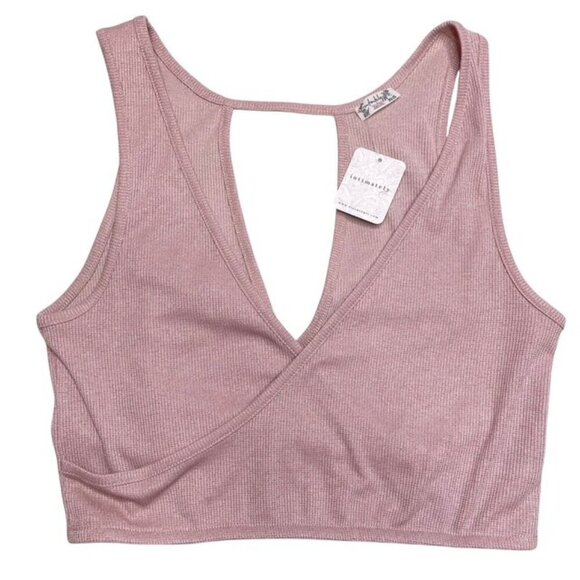 INTIMATELY FREE PEOPLE Wrap Bralette in Peach, Size Small - NWT - Picture 1 of 6